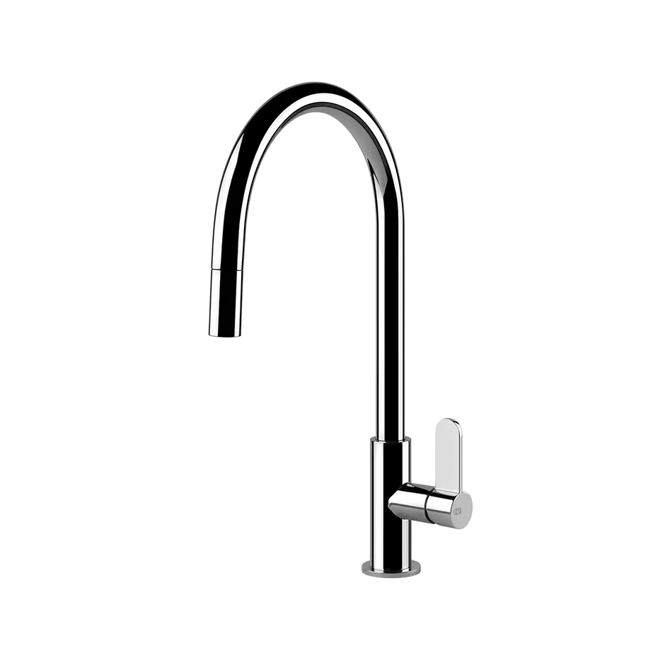 Смеситель для кухни вытяжной излив HELIUM 299 Black XL GESSI