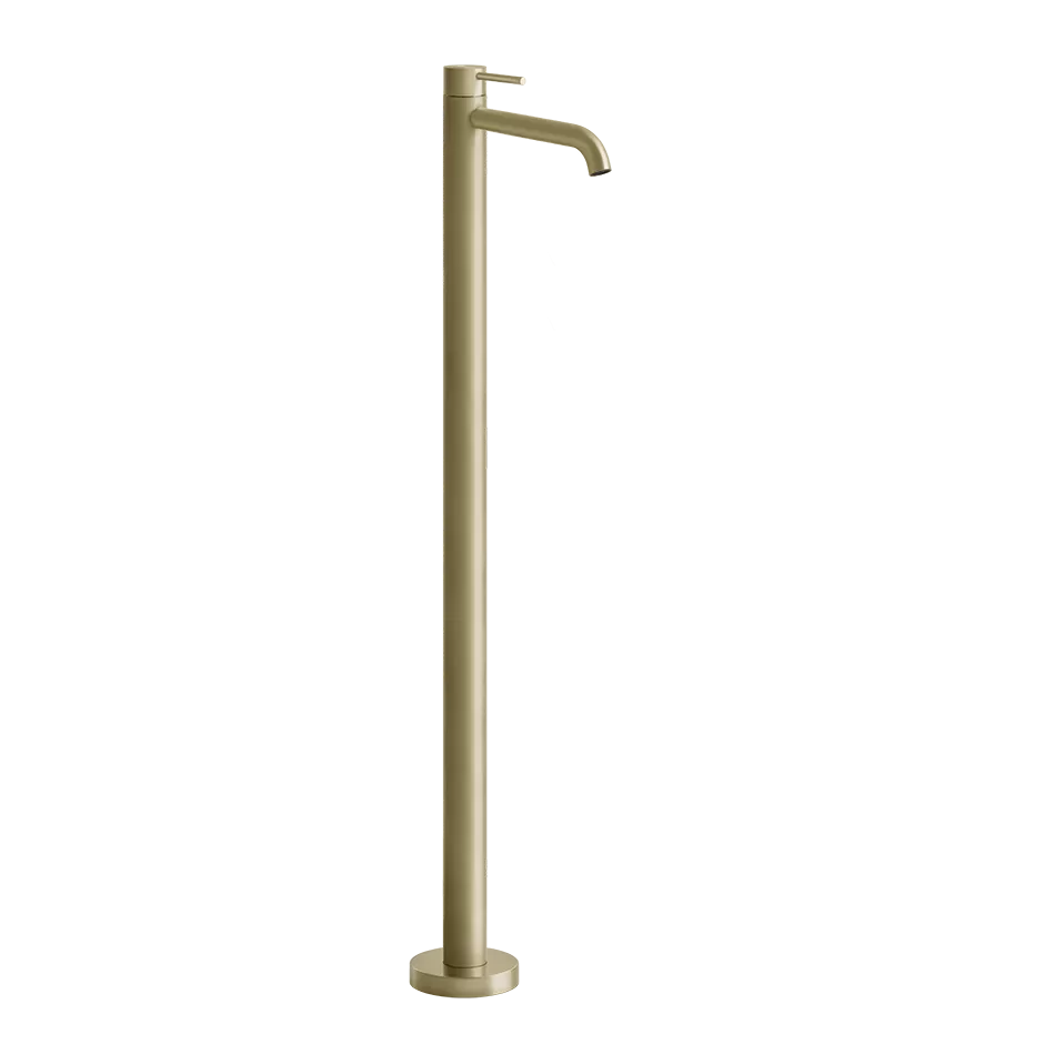 Смеситель для раковины напольный FLESSA 727 Brushed Brass PVD GESSI
