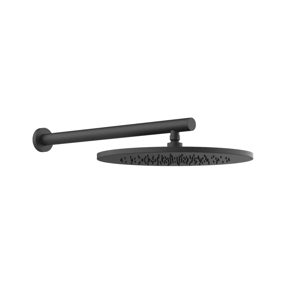 Верхний душ Ø355 настенный монтаж тропический ливень GESSI316 299 Black XL GESSI