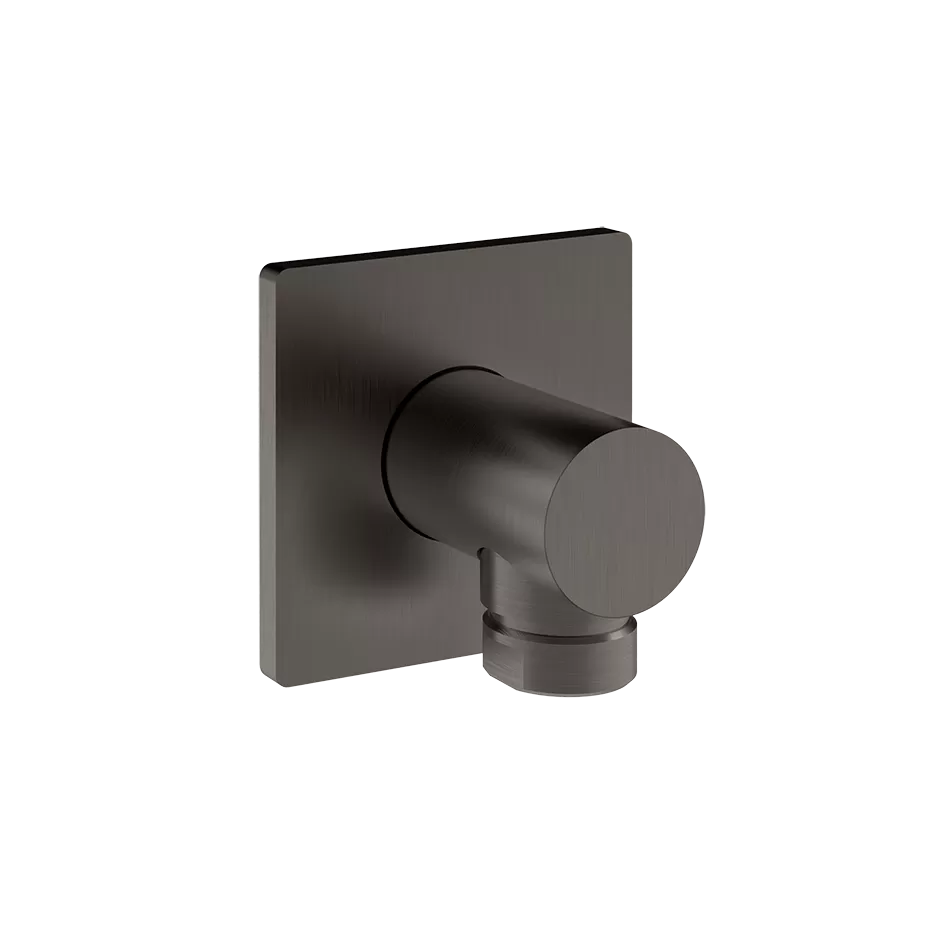 Подключение для душевого шланга INVERSO 707 Black Metal Brushed PVD GESSI