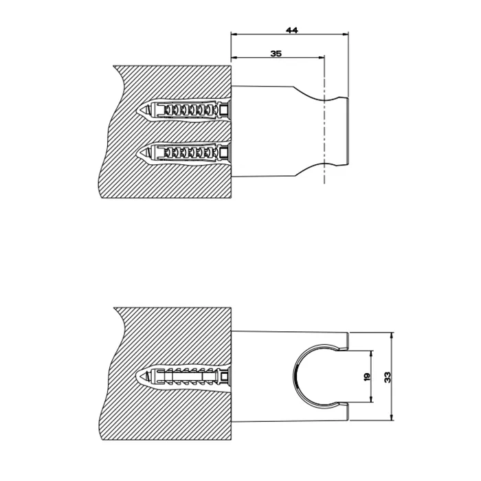 Держатель для лейки gessi emporio 031 chrome