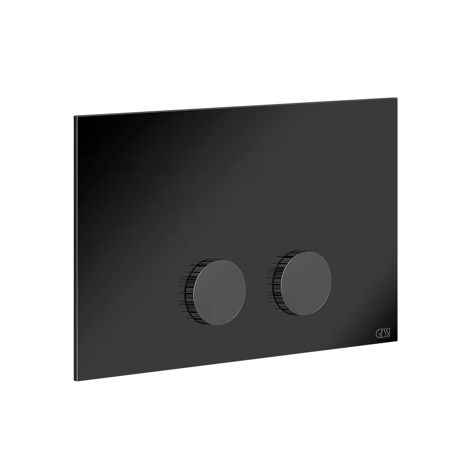 Кнопка смыва для инсталляции geberit sigma 8 / sigma 12 INGRANAGGIO 706 Black Metal PVD GESSI