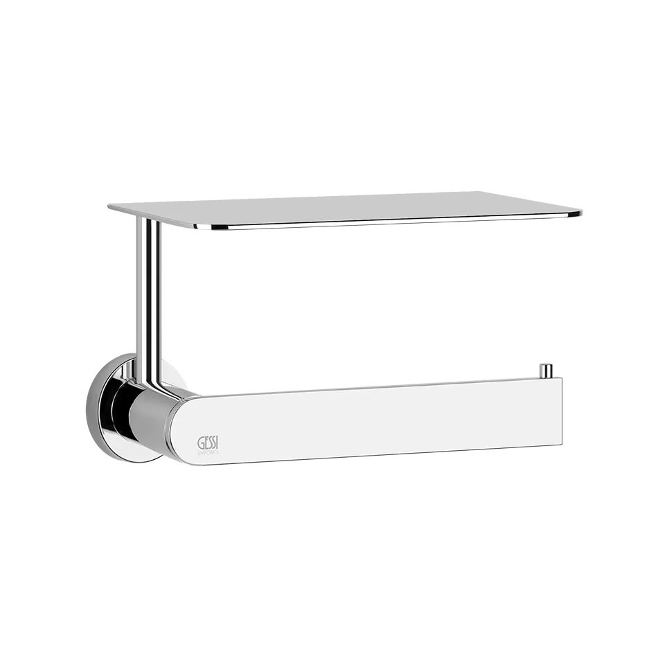 Gessi Emporio accessories Настенный держатель для туалетной бумаги с крышкой, цвет: Chrome