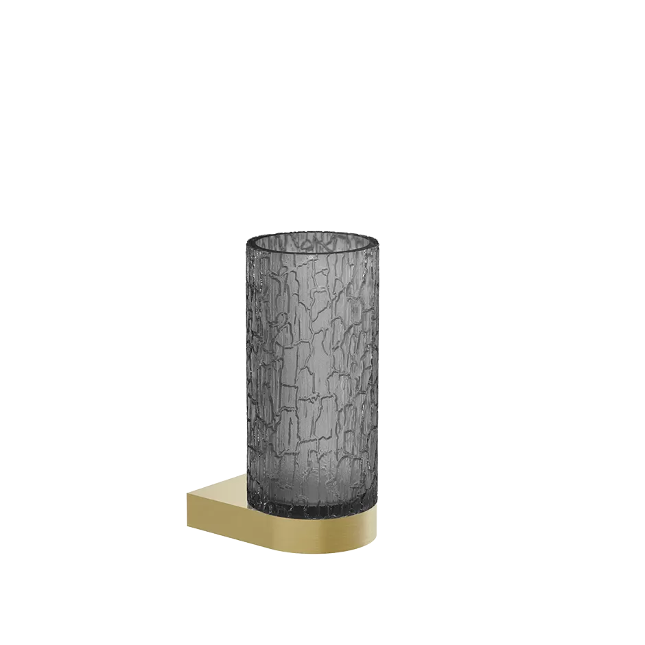 Стакан настенный gessi incastri 727 brass brushed pvd