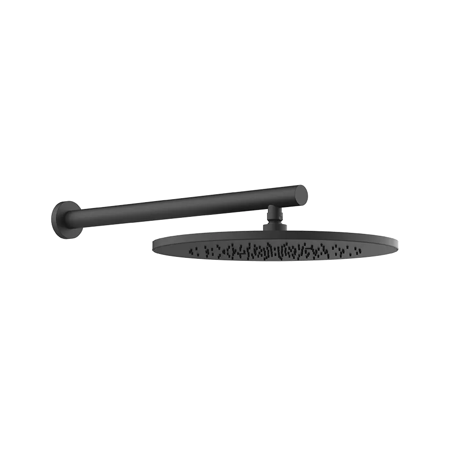 Верхний душ Ø355 настенный монтаж тропический ливень GESSI316 299 Black XL GESSI
