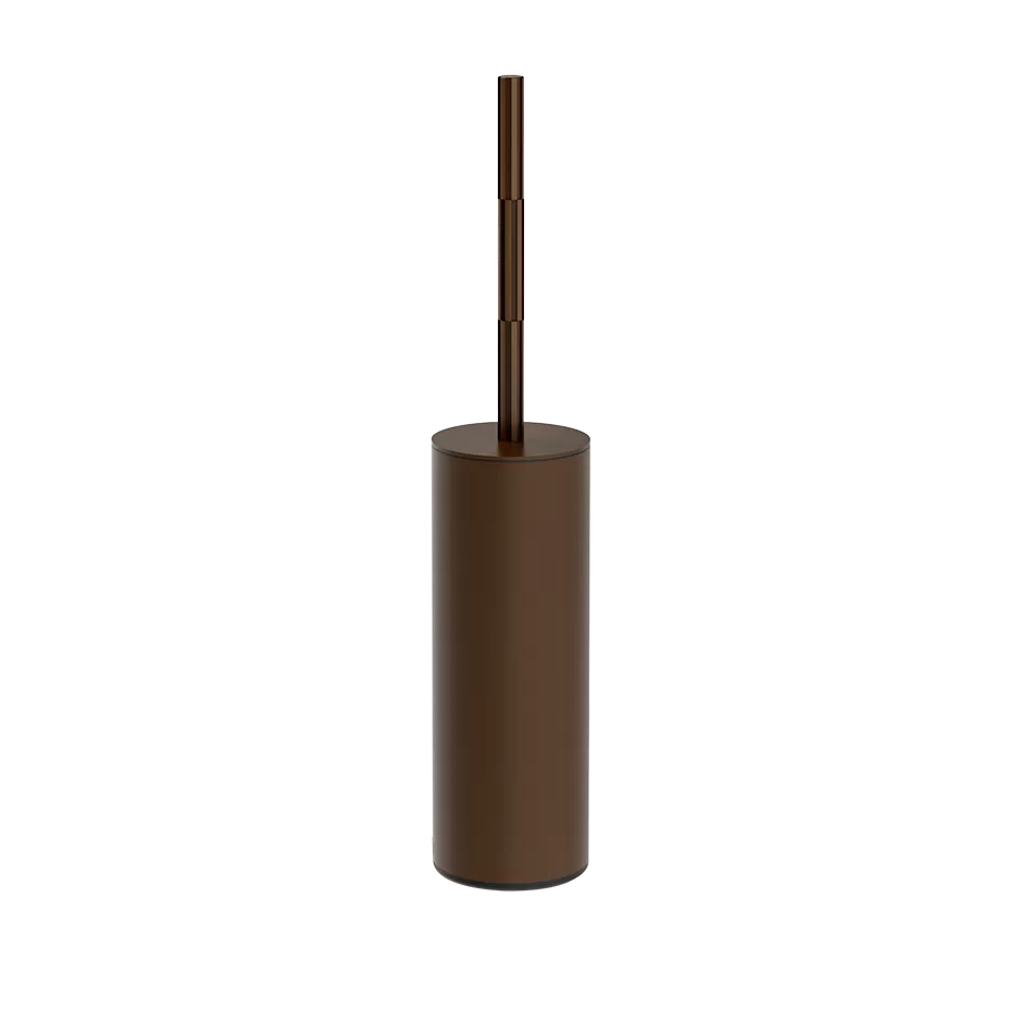 Напольная подставка для туалетной щетки. gessi incastri 845 dark bronze