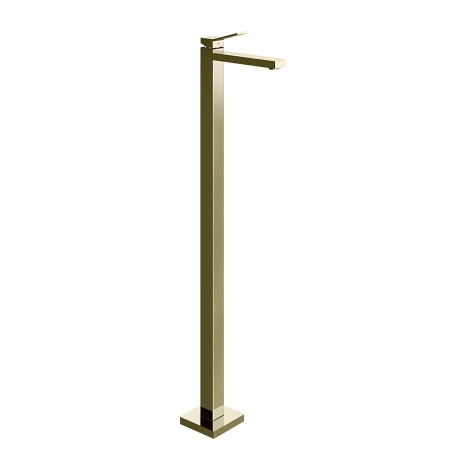 Смеситель для раковины напольный RETTANGOLO K 710 Brass PVD GESSI