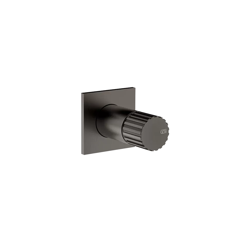 Смеситель скрытого монтажа на 1 поток GESSI INCASTRI 707 Black Metal Brushed