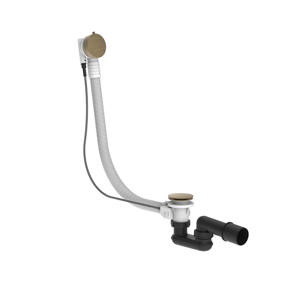 Слив-перелив для ванны полуавтоматический длина 70см 713 Antique Brass GESSI