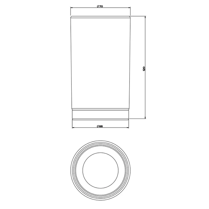 Стакан настольный белое стекло EMPORIO 031 Chrome GESSI