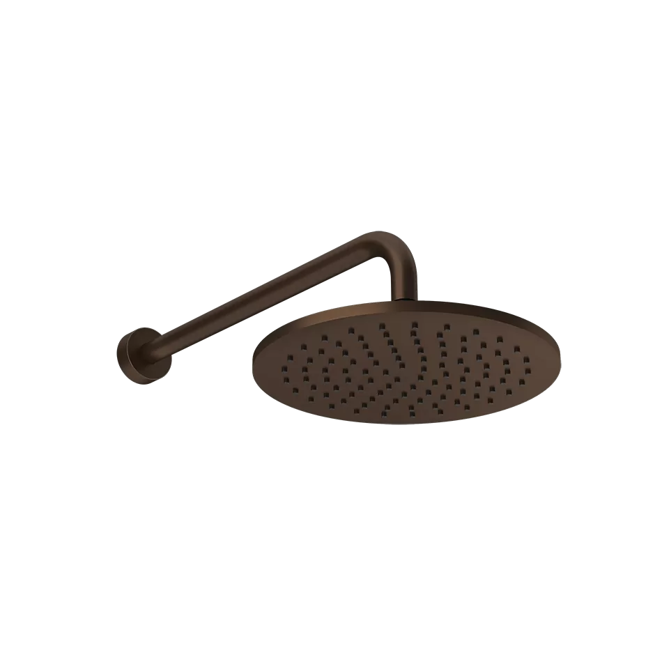 Верхний душ Ø250 настенный монтаж тропический ливень ORIGINI 845 Dark Bronze GESSI