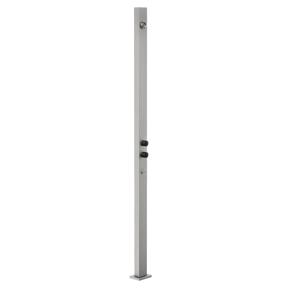 Внешние части для уличной душевой стойки на 2 выхода. Доукомплектовать набором арт. 63214 и душевой головкой SPOTWATER.