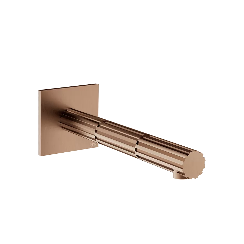 Излив настенный 180мм GESSI INCASTRI 708 Copper Brushed PVD