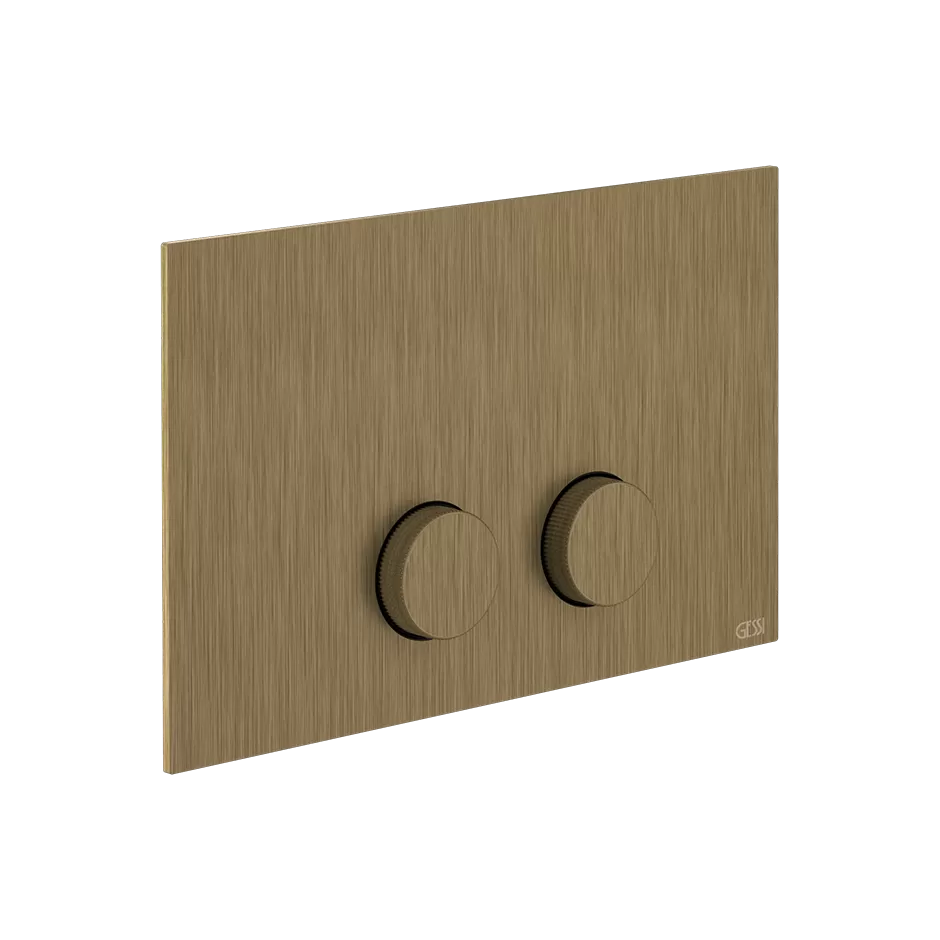 Кнопка смыва для инсталляции geberit sigma 8 / sigma 12 INGRANAGGIO 713 Antique Brass GESSI