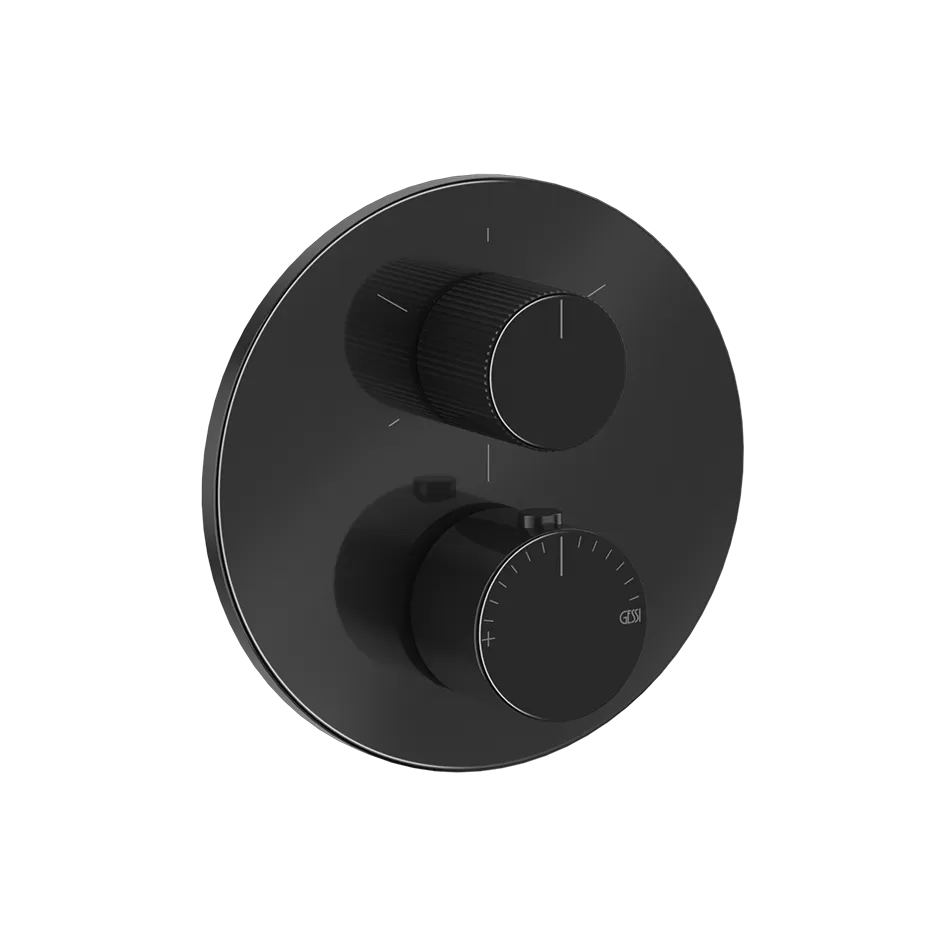 Внешняя часть термостатического смесителя на 3 выхода