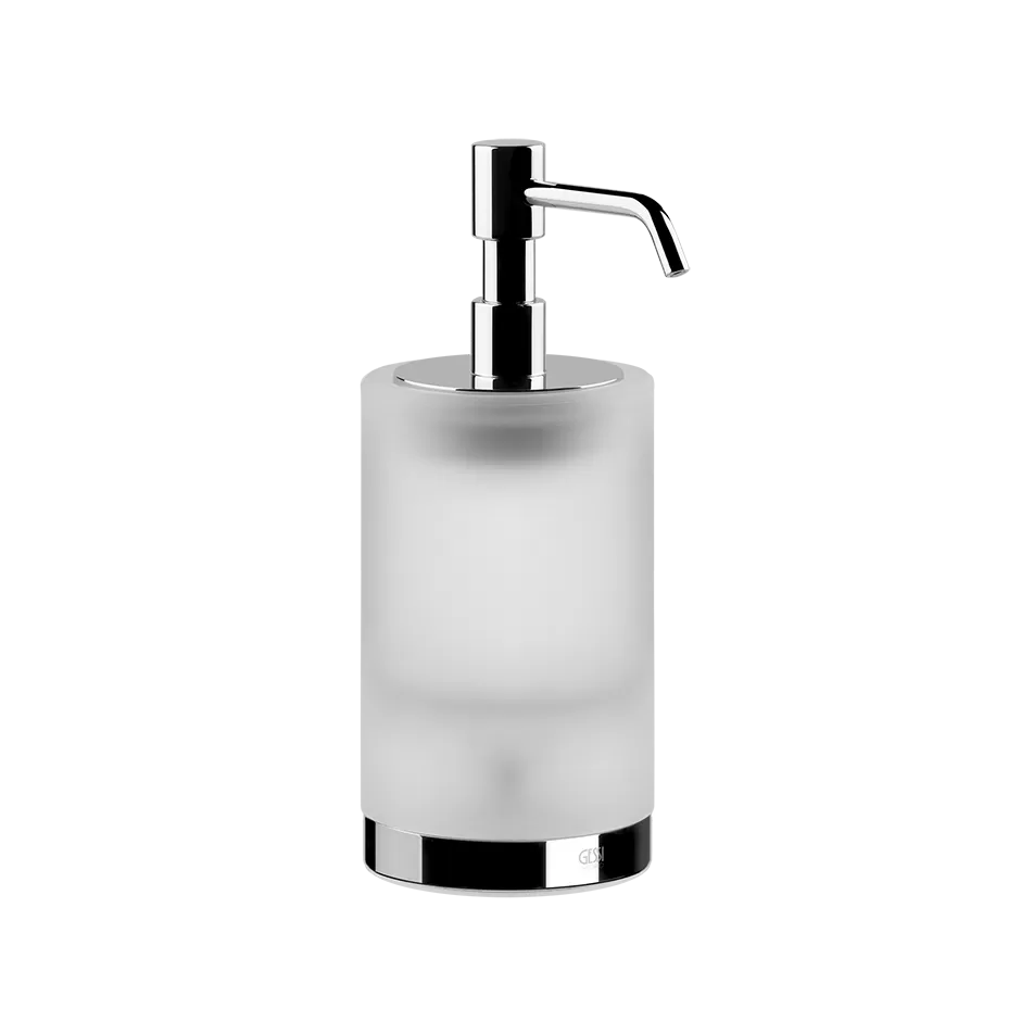 Дозатор для жидкого мыла настольный белое стекло EMPORIO 031 Chrome GESSI