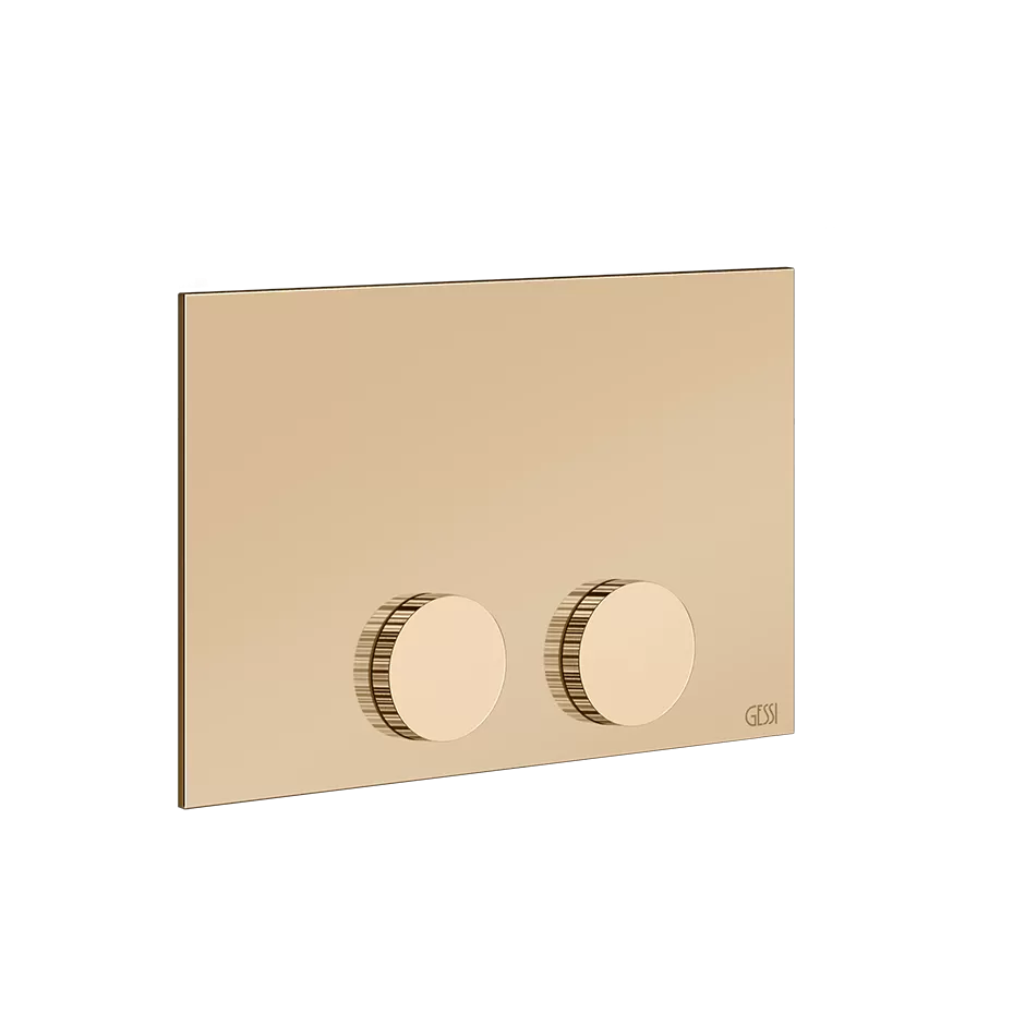 Кнопка смыва для инсталляции tece teceprofil / tecebox INGRANAGGIO 735 Warm Bronze PVD GESSI