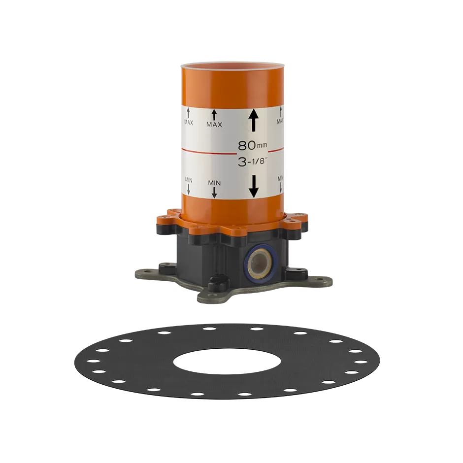 Gessi Via manzoni Встраиваемая часть для напольного смесителя для ванны с душевой лейкой, цвет: Chrome