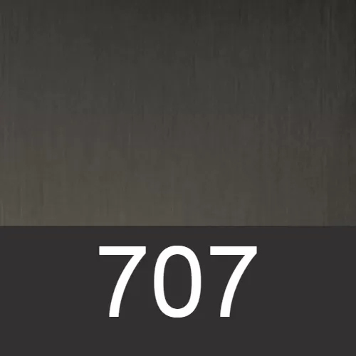 707 Черный металл брашированный PVD