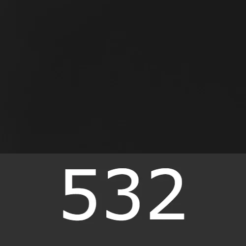 532 Черная матовая керамика