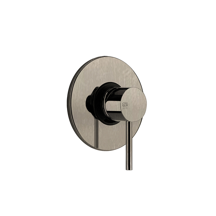 Смеситель для душа скрытого монтажа внешняя часть 1 поток EMPORIO 149 Finox Brushed Nickel gessi