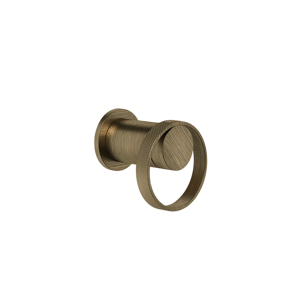 Смеситель для душа скрытого монтажа внешняя часть 1 поток ANELLO 713 Antique Brass GESSI