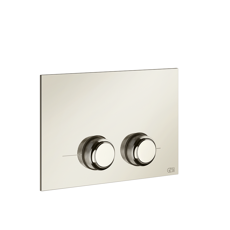 Кнопка смыва для инсталляции geberit omega 13 VENTI20 720 Nickel PVD GESSI