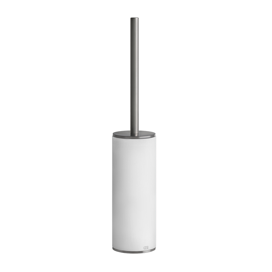 Ершик напольный белая колба GESSI316 239 Steel Brushed GESSI