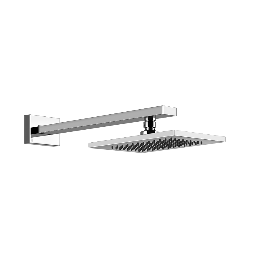 Верхний душ 140x216 настенный монтаж тропический ливень RETTANGOLO 031 Chrome GESSI