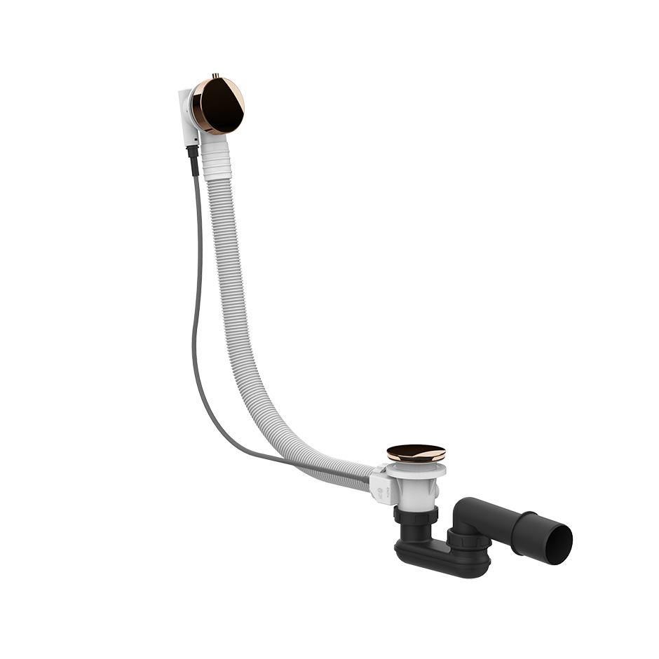 Слив-перелив для ванны полуавтоматический длина 70см 030 Copper PVD GESSI