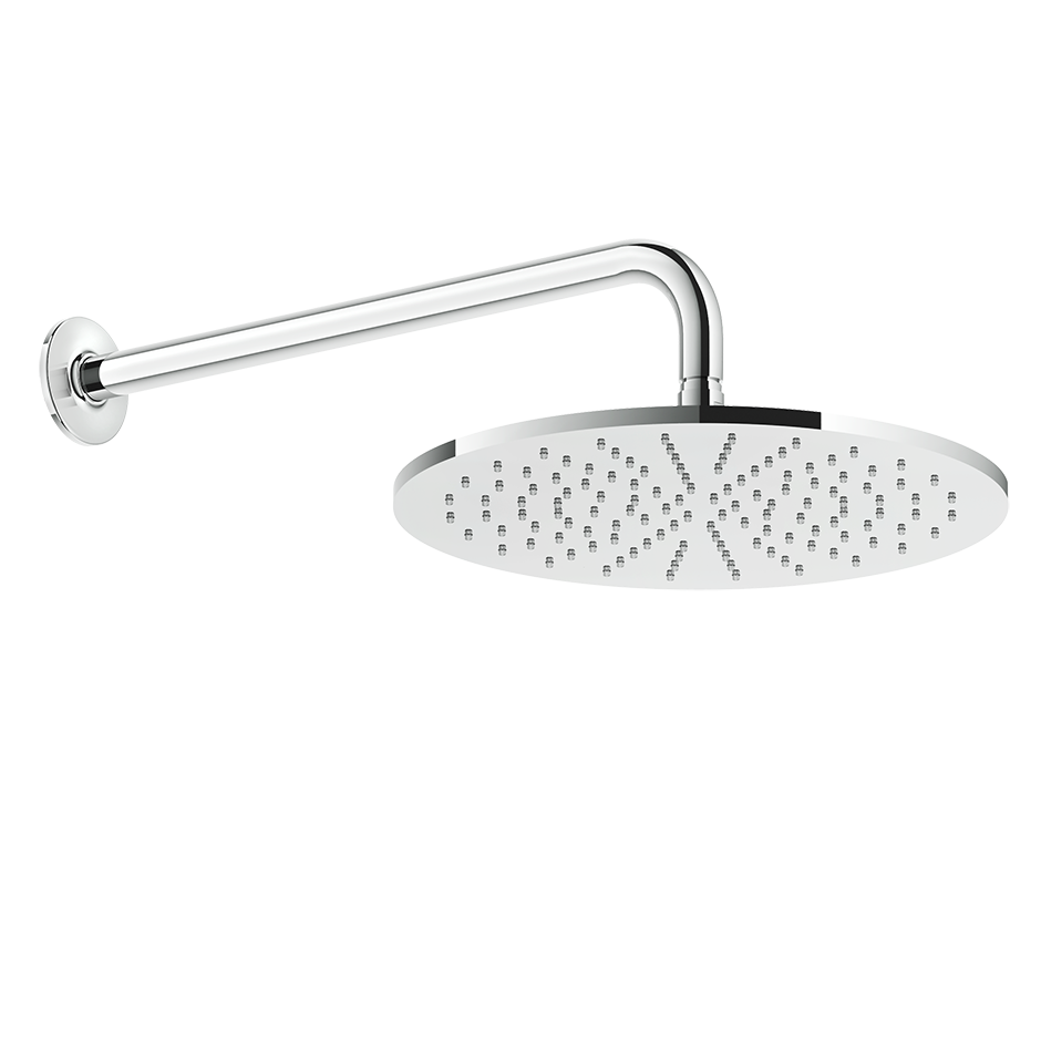 Верхний душ Ø301 настенный монтаж тропический ливень INCISO 031 Chrome GESSI