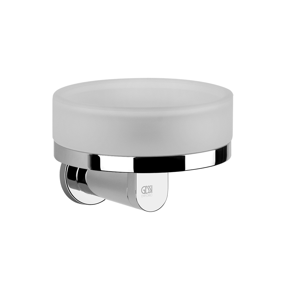 Мыльница настенная белое стекло EMPORIO 031 Chrome GESSI