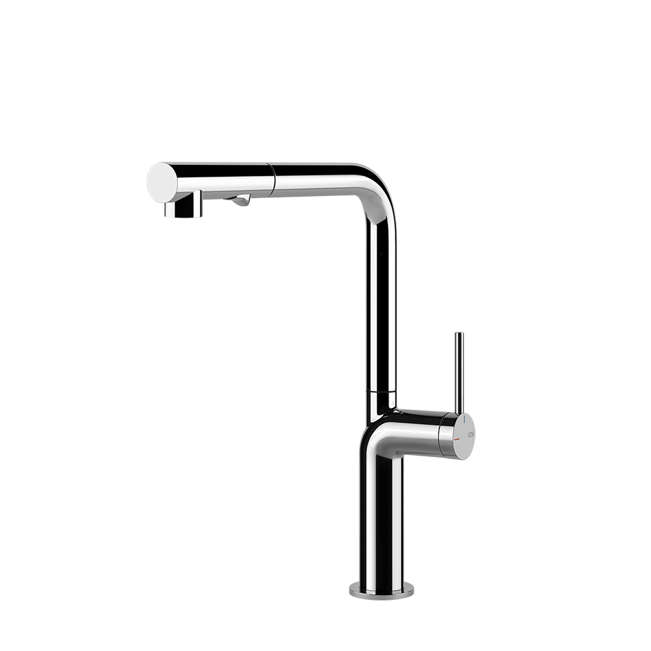 Смеситель для кухни вытяжной излив STELO 031 Chrome GESSI