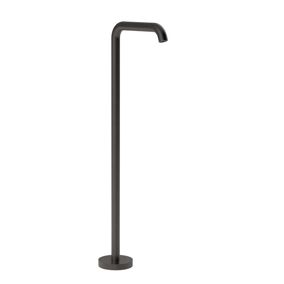 Излив напольный GESSI316 707 Black Metal Brushed PVD GESSI