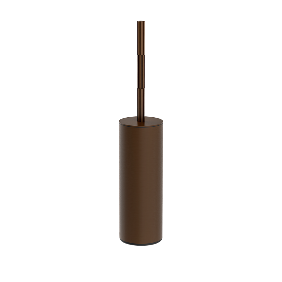 Напольная подставка для туалетной щетки. gessi incastri 845 dark bronze