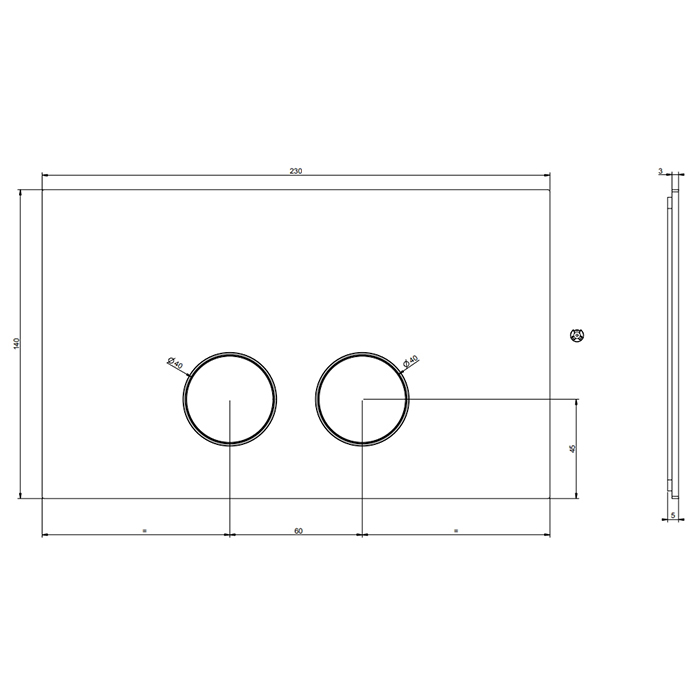 Кнопка смыва для инсталляции viega prevista ORIGINI 246 Gold PVD GESSI