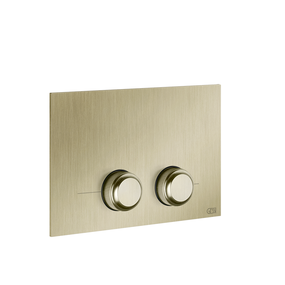 Кнопка смыва для инсталляции geberit omega 13 VENTI20 727 Warm Bronze PVD GESSI